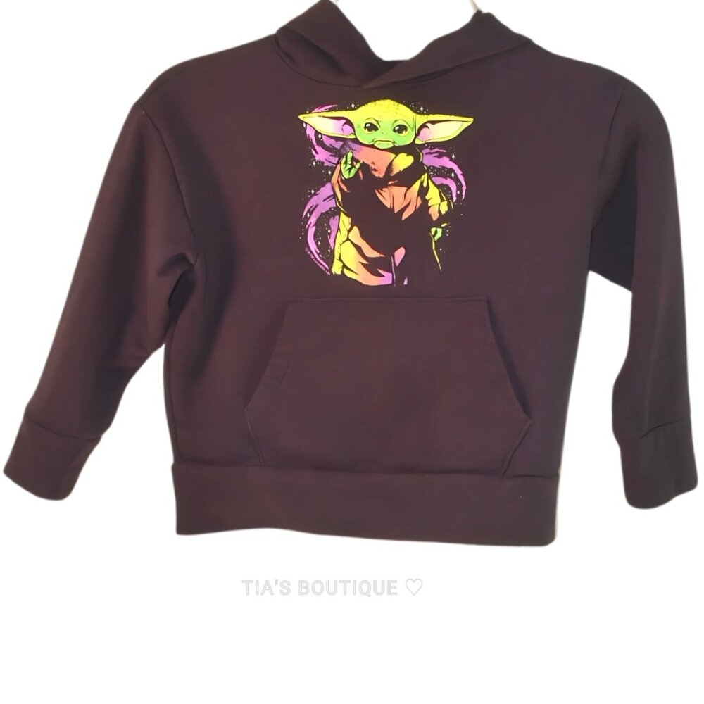 Star Wars: The Mandalorian Kids Multicolor Swirl Force Hoodie size XS/5